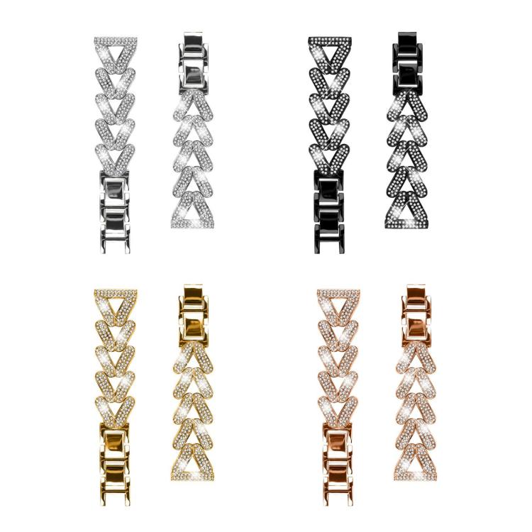 xDfind Small Twist Diamond Metal Watch Band, 20mm For Amazfit Bip U / Bip Lite / Bip 3 Pro, 20mm For Amazfit GTS4 Mini/3/2 /2e/2 Mini, 20mm For Xiaomi Haylou RS4 Plus LS11 / LS12, 20mm For Ticwatch GTH / E3 / E / 2...