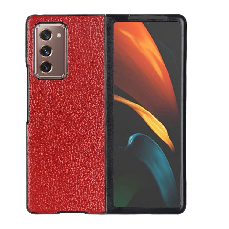 Litchi Texture Shockproof Protective Case, For Samsung Galaxy Z Fold2 5G