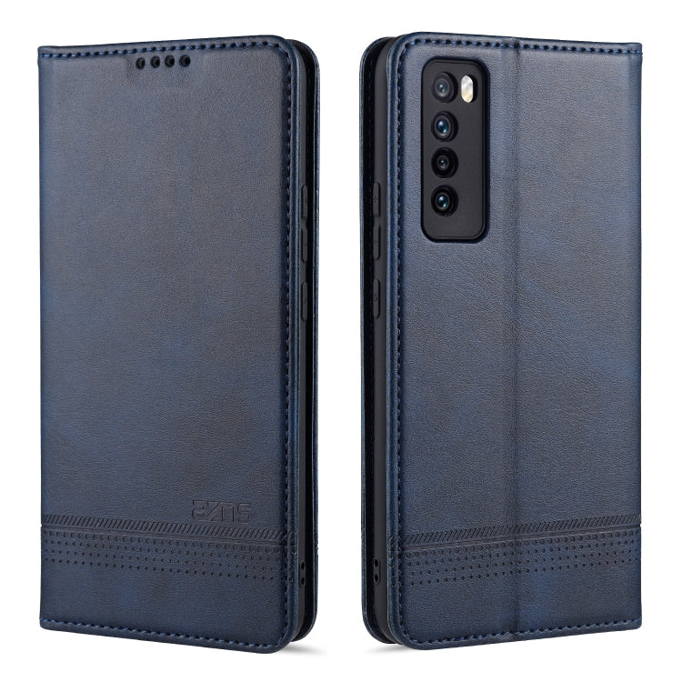 AZNS Magnetic Calf Texture Horizontal Flip Leather Case with Card Slots & Holder & Wallet, For Huawei Nova 7 SE, For Huawei Nova 7, For Huawei Enjoy 20, For Huawei Maimang 9