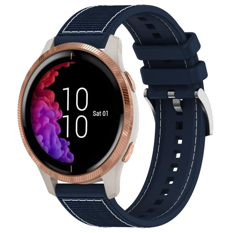 xDfind Hybrid Nylon Braid Silicone Watch Band, 20mm For Garmin?Venu / Venu 2 / SQ / SQ2