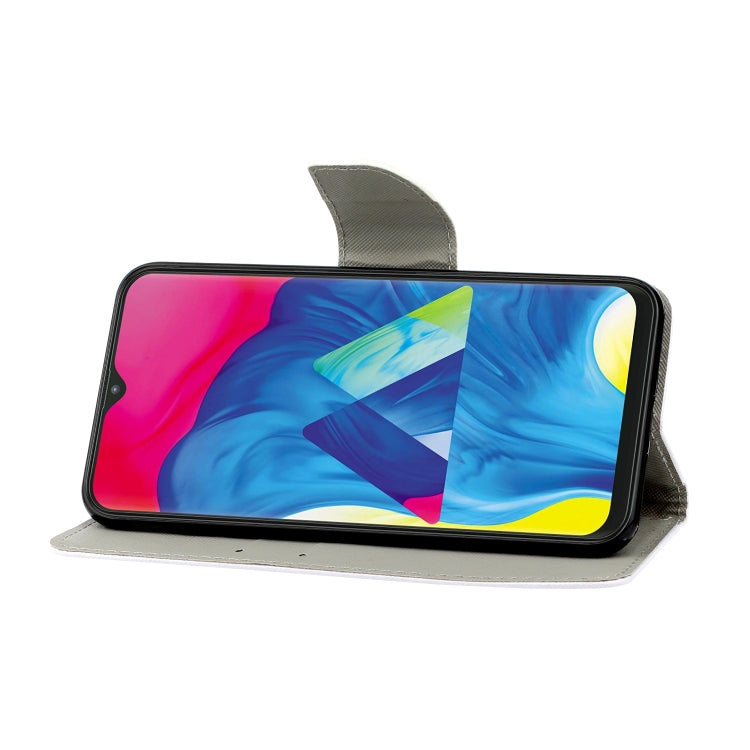 Coloured Drawing Pattern Horizontal Flip PU Leather Case with Holder & Card Slots & Wallet & Lanyard, For Samsung Galaxy A20 / A30