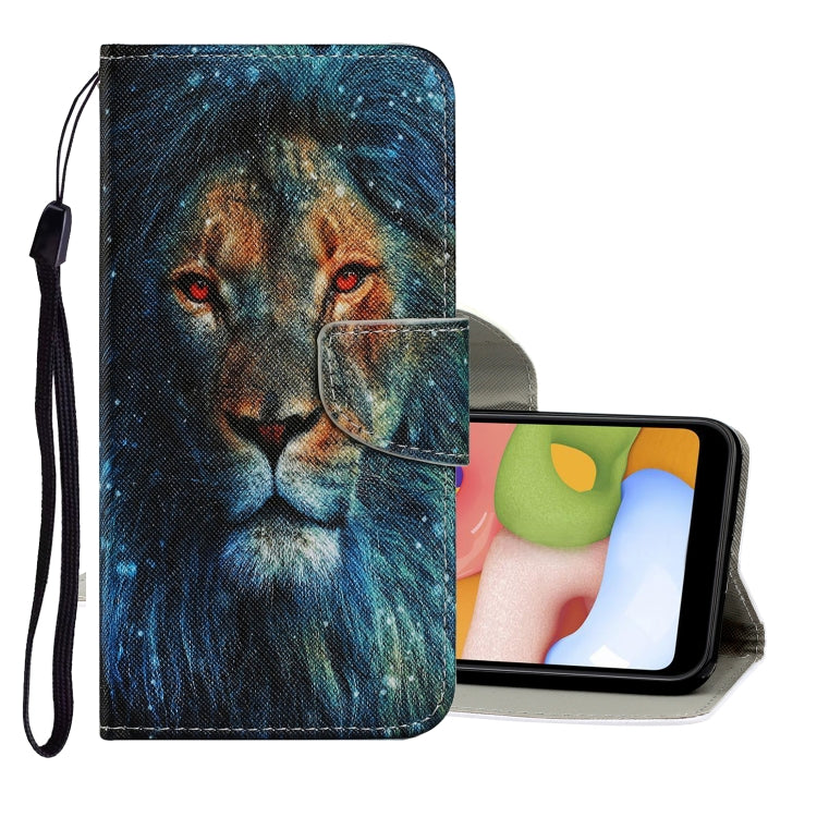 Coloured Drawing Pattern Horizontal Flip PU Leather Case with Holder & Card Slots & Wallet & Lanyard, For Samsung Galaxy A20 / A30
