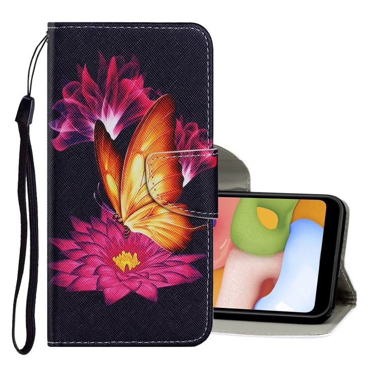 Coloured Drawing Pattern Horizontal Flip PU Leather Case with Holder & Card Slots & Wallet & Lanyard, For Samsung Galaxy A20 / A30