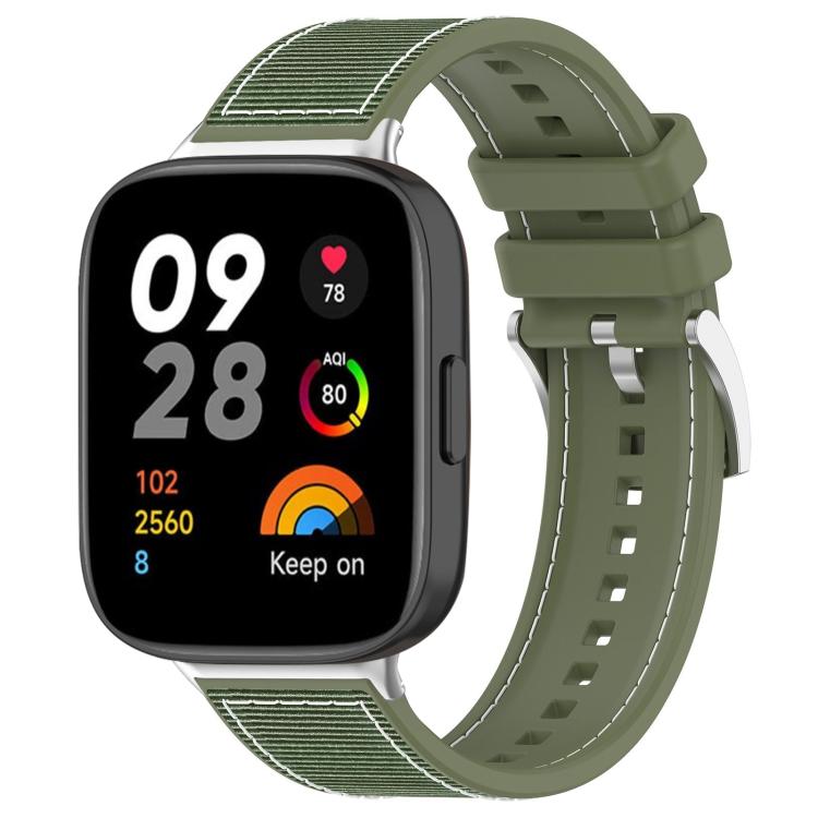 xDfind Hybrid Nylon Braid Silicone Watch Band, For Xiaomi Band 9 Pro/Redmi Watch6/5/4 20mm, For Redmi Watch 3 Active/Watch 3 Lite 20mm, For Redmi Watch 3 20mm