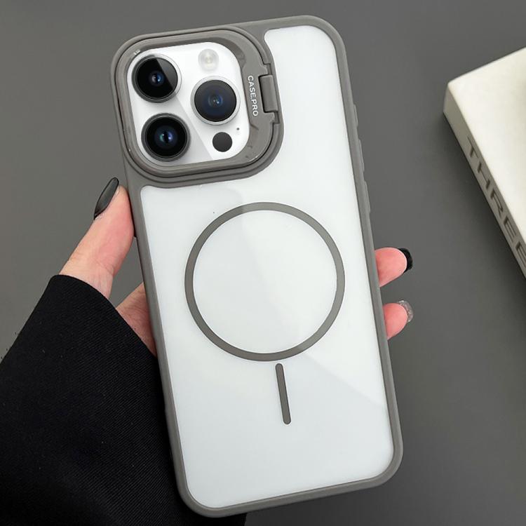 PC Lens Holder MagSafe Magnetic Phone Case, For iPhone 15 Pro Max, For iPhone 15 Pro, For iPhone 15 Plus, For iPhone 15