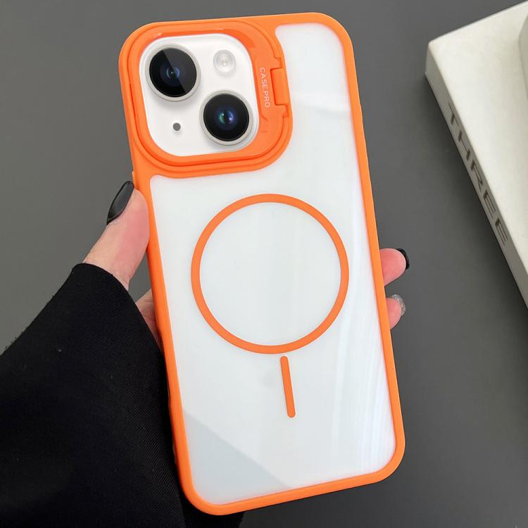 PC Lens Holder MagSafe Magnetic Phone Case, For iPhone 14 Plus, For iPhone 14, For iPhone 14 Pro, For iPhone 14 Pro Max