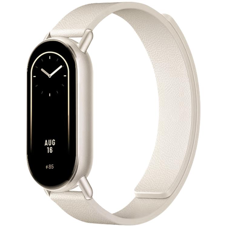 xDfind Flat Head Litchi Texture Magnetic Silicone Watch Band, 14mm, 18mm