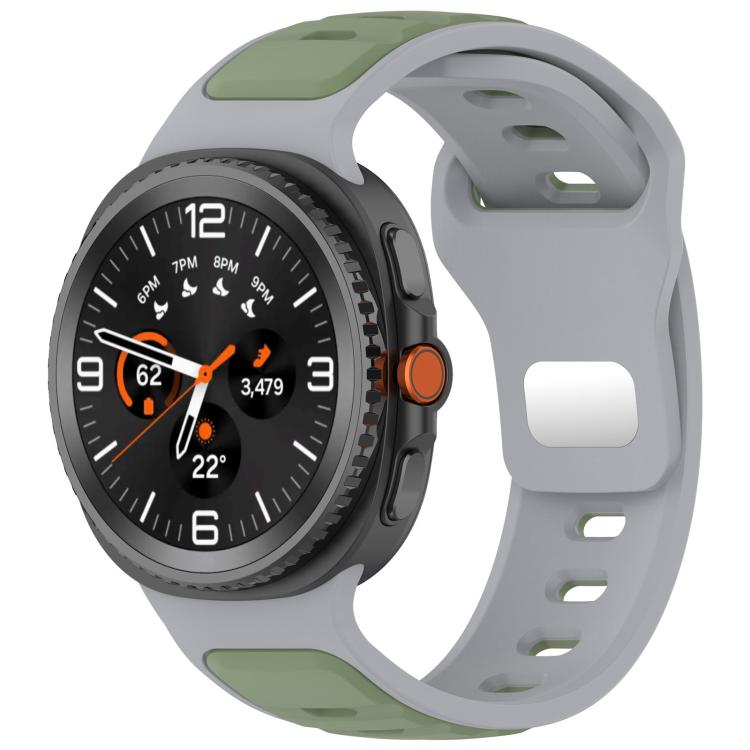 xDfind Dual Color Silicone Watch Band, For Galaxy Watch9 / 8 / 8 Classic
