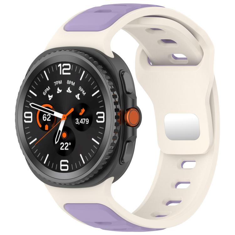 xDfind Dual Color Silicone Watch Band, For Galaxy Watch9 / 8 / 8 Classic