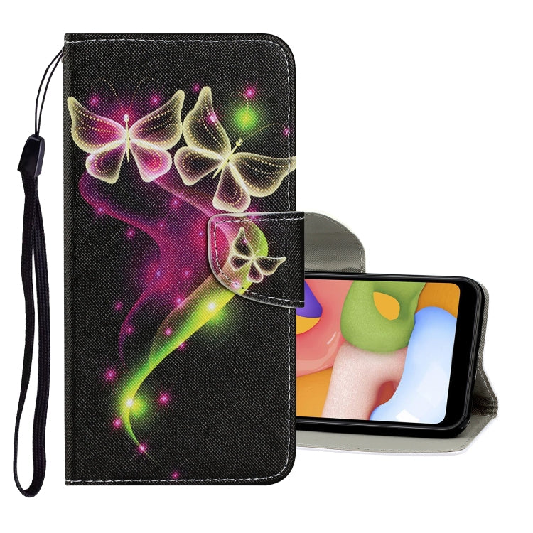 Coloured Drawing Pattern Horizontal Flip PU Leather Case with Holder & Card Slots & Wallet & Lanyard, For Samsung Galaxy Note 20