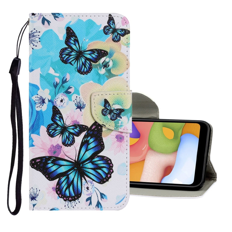Coloured Drawing Pattern Horizontal Flip PU Leather Case with Holder & Card Slots & Wallet & Lanyard, For Samsung Galaxy Note 20