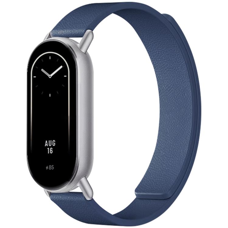 xDfind Litchi Texture Magnetic Silicone Watch Band, For Redmi Watch 6 / 5 / Xiaomi Band 9 Pro, For Xiaomi Smart Bnad 10 / 9 / 8