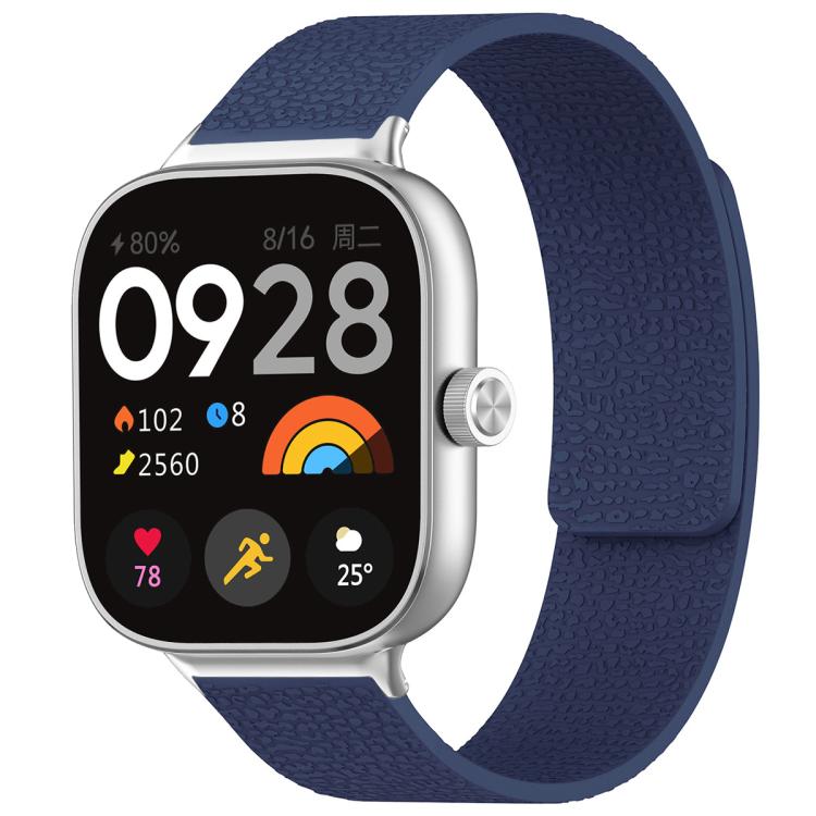 xDfind Litchi Texture Magnetic Silicone Watch Band, For Redmi Watch 6 / 5 / Xiaomi Band 9 Pro, For Xiaomi Smart Bnad 10 / 9 / 8