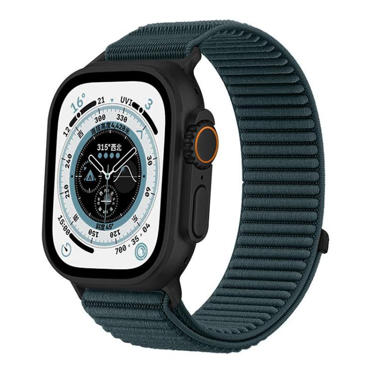 xDfind Woven Nylon Hook & Loop Watch Band – Apple Watch 42–49mm