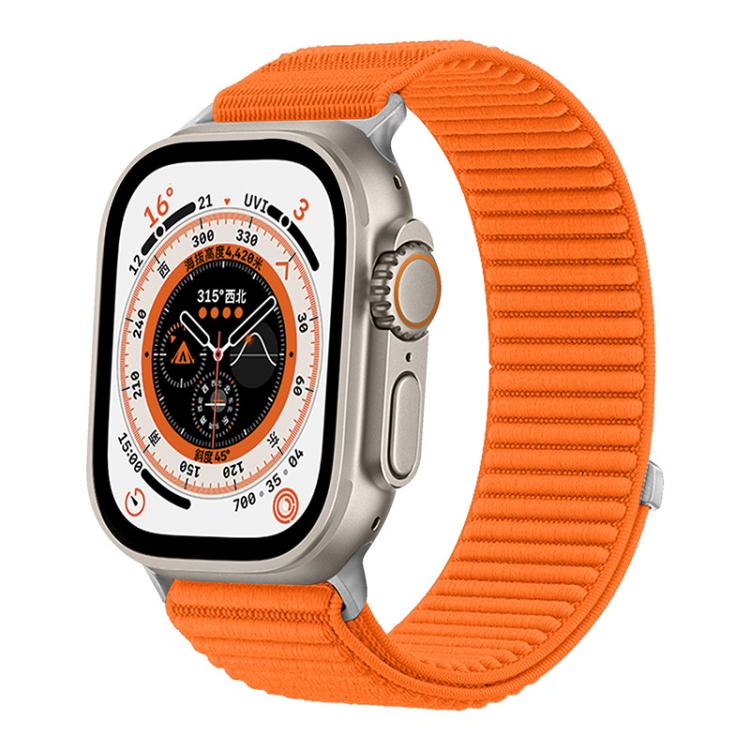 xDfind Woven Nylon Hook & Loop Watch Band – Apple Watch 42–49mm