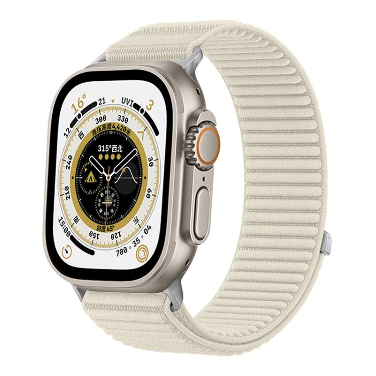 xDfind Woven Nylon Hook & Loop Watch Band – Apple Watch 42–49mm