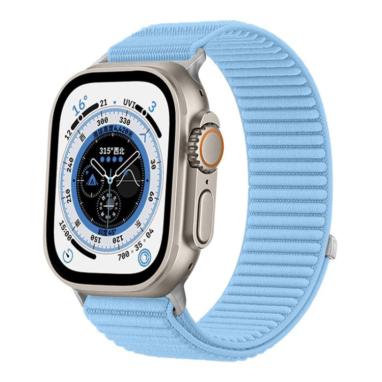 xDfind Woven Nylon Hook & Loop Watch Band – Apple Watch 42–49mm