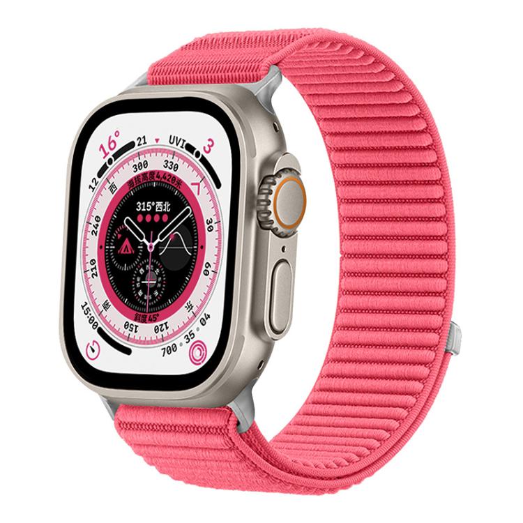 xDfind Woven Nylon Hook & Loop Watch Band – Apple Watch 42–49mm