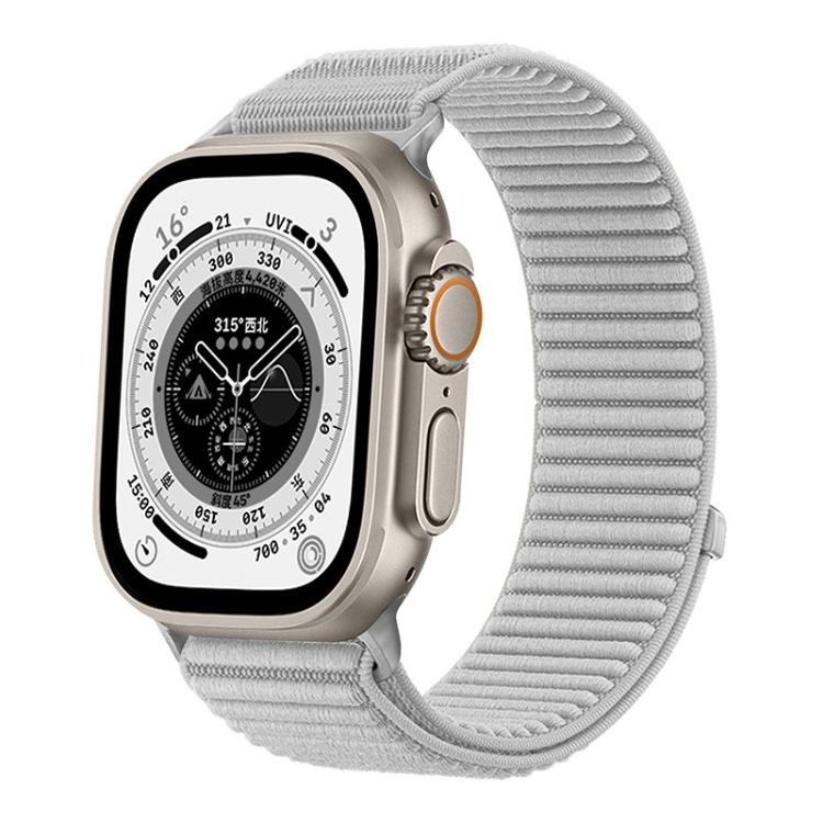 xDfind Woven Nylon Hook & Loop Watch Band – Apple Watch 42–49mm