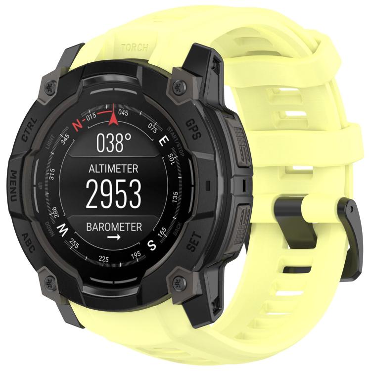 xDfind Quick-release Silicone Watch Band, For Garmin Instinct 3 AMOLED 50mm / Solar 50mm