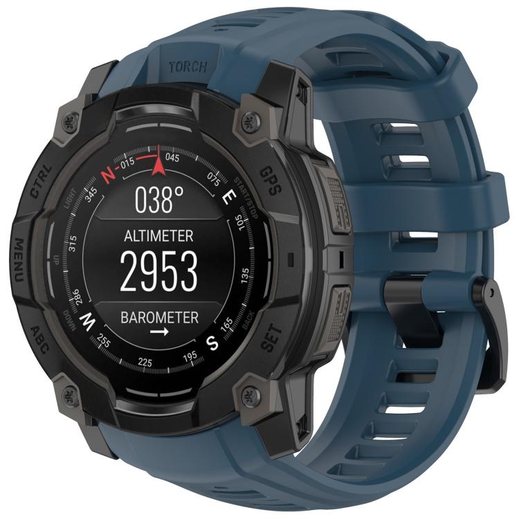 xDfind Quick-release Silicone Watch Band, For Garmin Instinct 3 AMOLED 50mm / Solar 50mm