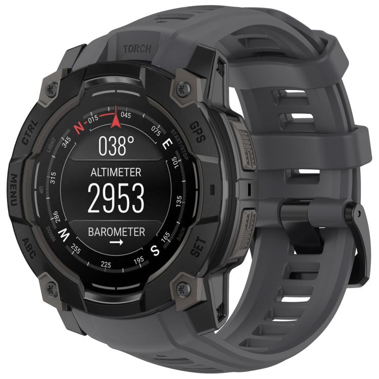 xDfind Quick-release Silicone Watch Band, For Garmin Instinct 3 AMOLED 50mm / Solar 50mm