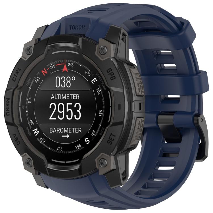 xDfind Quick-release Silicone Watch Band, For Garmin Instinct 3 AMOLED 50mm / Solar 50mm