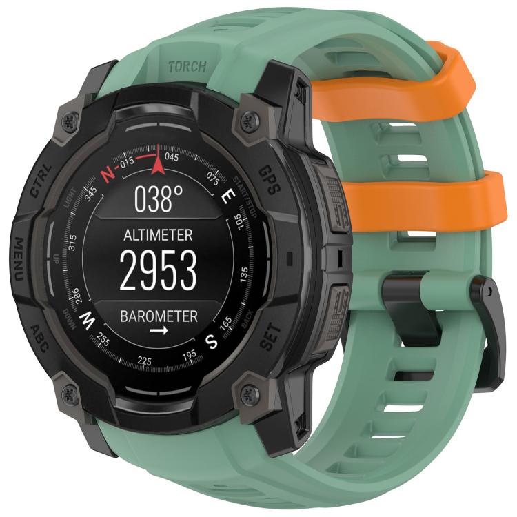 xDfind Quick-release Silicone Watch Band, For Garmin Instinct 3 AMOLED 50mm / Solar 50mm