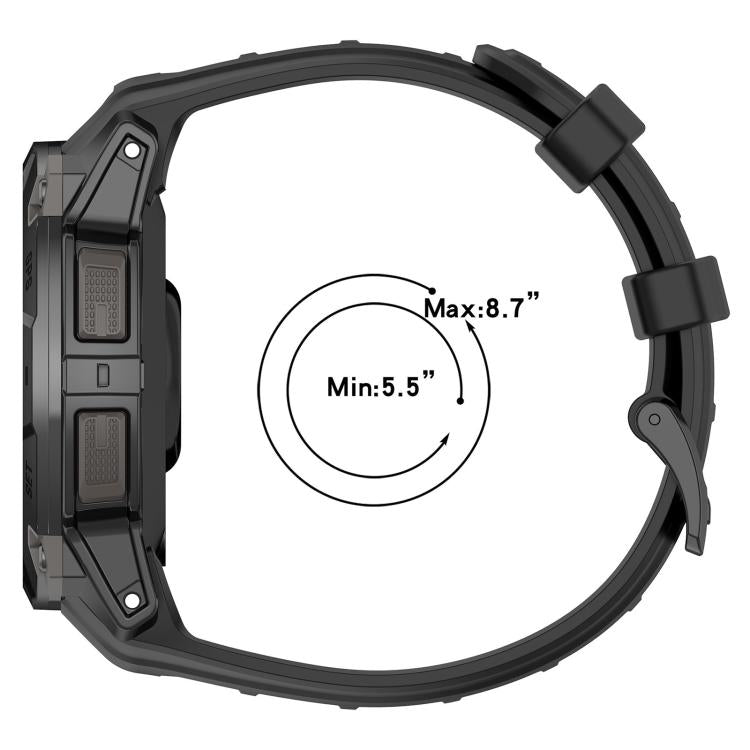 xDfind Quick-release Silicone Watch Band, For Garmin Instinct 3 AMOLED 50mm / Solar 50mm