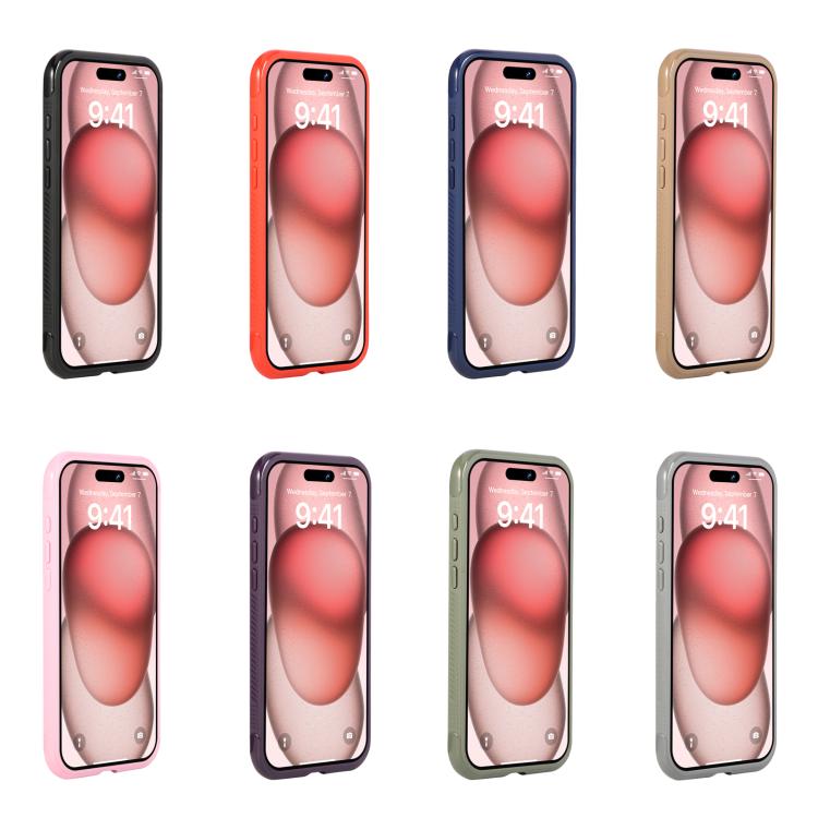 Solid Color Edge Transparency MagSafe Magnetic Phone Case, For iPhone 12 / 12 Pro