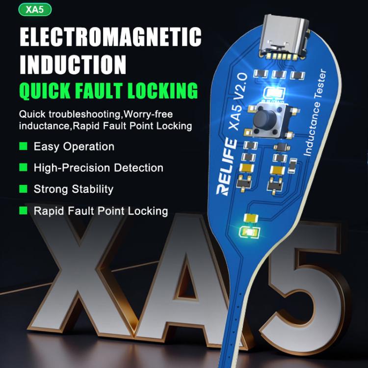 Relife XA5 Type-C High Precision Electromagnetic Induction Tester, Relife XA5