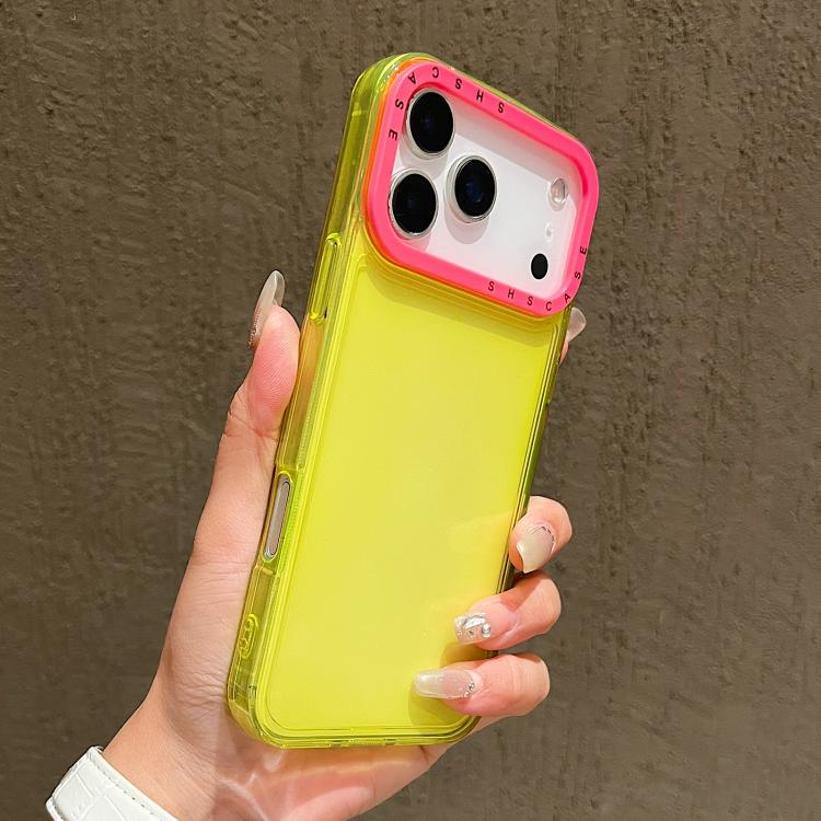 Color Contrast Lens Frame Transparent TPU Phone Case, For iPhone 17 Pro Max, For iPhone 17 Pro