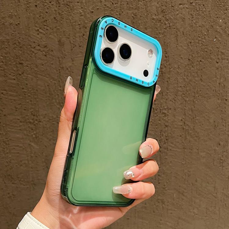 Color Contrast Lens Frame Transparent TPU Phone Case, For iPhone 17 Pro Max, For iPhone 17 Pro