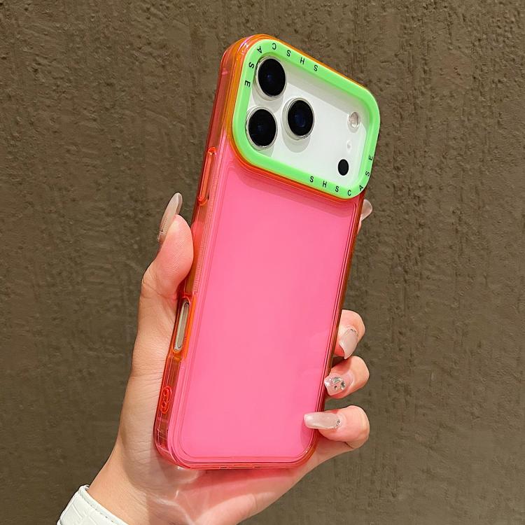 Color Contrast Lens Frame Transparent TPU Phone Case, For iPhone 17 Pro Max, For iPhone 17 Pro