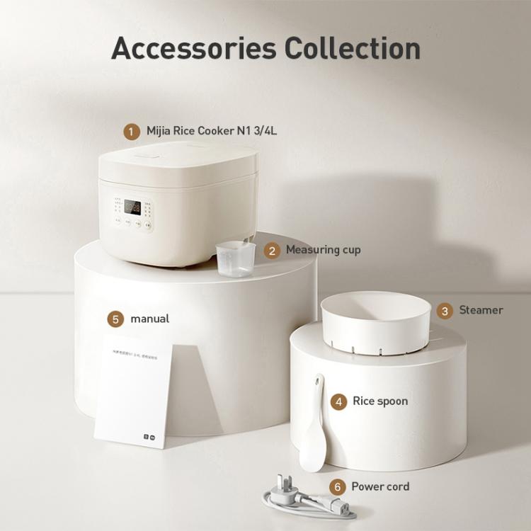 Original Xiaomi Mijia Smart Rice Cooker N1, CN Plug, 3L, 4L