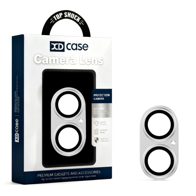 XDcase Armor Full-Coverage Frosted Metal Camera Lens Ring Film, For iPhone 17