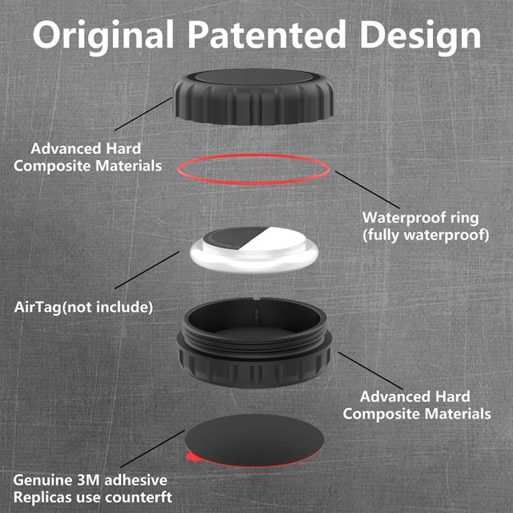 XDcase Adhesive Paste Waterproof PC Protective Case, Adhesive