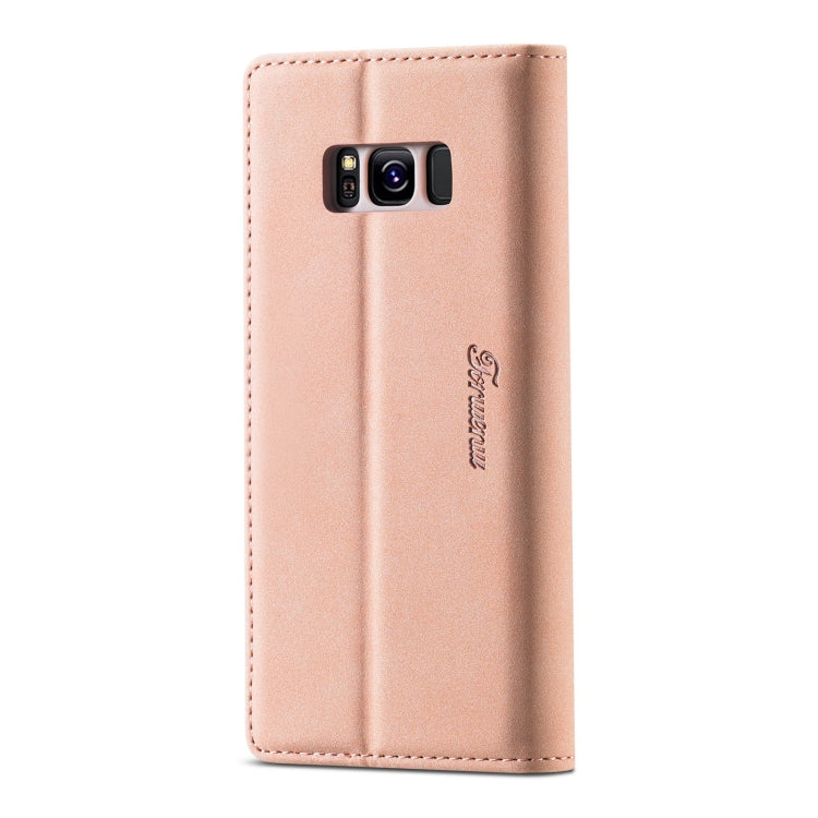 Forwenw F1 Series Matte Strong Magnetism Horizontal Flip Leather Case with Holder & Card Slots & Wallet & Photo Frame, For Samsung Galaxy S8, For Samsung Galaxy S8+, For Samsung Galaxy S9, For Samsung Galaxy S9+, For Samsung Galaxy S10...
