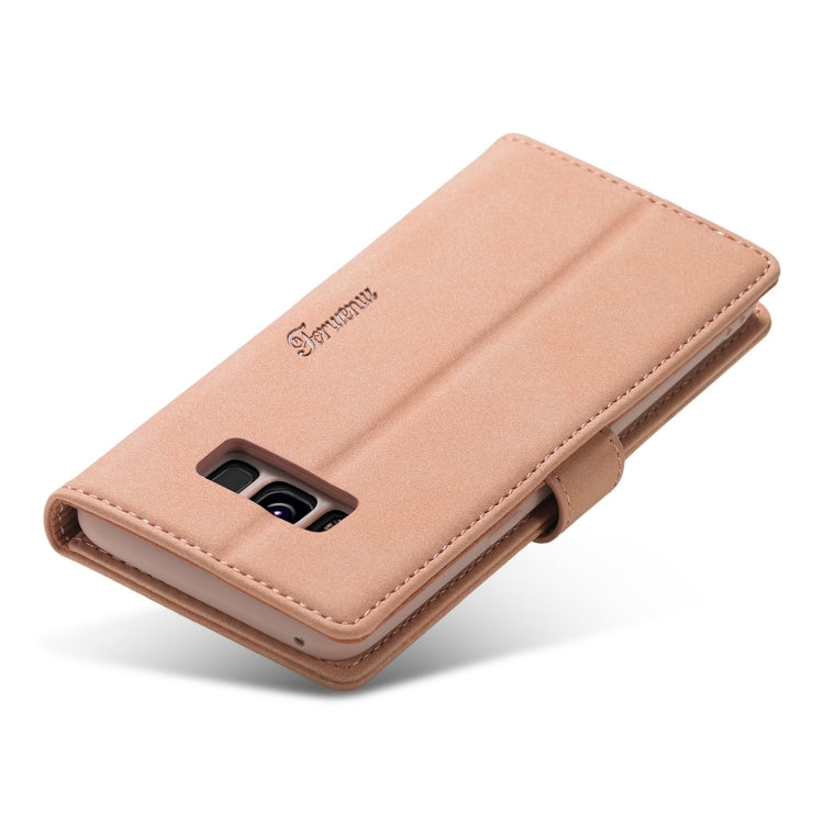 Forwenw F1 Series Matte Strong Magnetism Horizontal Flip Leather Case with Holder & Card Slots & Wallet & Photo Frame, For Samsung Galaxy S8, For Samsung Galaxy S8+, For Samsung Galaxy S9, For Samsung Galaxy S9+, For Samsung Galaxy S10...