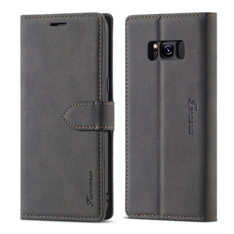 Forwenw F1 Series Matte Strong Magnetism Horizontal Flip Leather Case with Holder & Card Slots & Wallet & Photo Frame, For Samsung Galaxy S8, For Samsung Galaxy S8+, For Samsung Galaxy S9, For Samsung Galaxy S9+, For Samsung Galaxy S10...