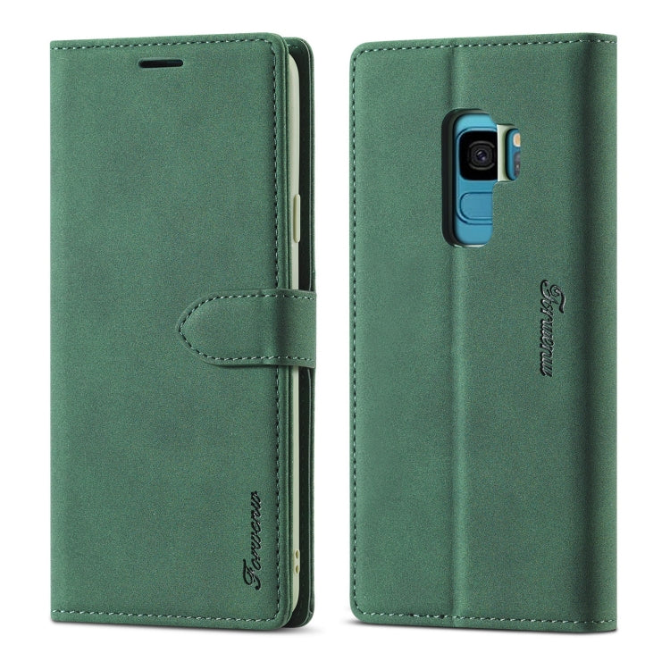 Forwenw F1 Series Matte Strong Magnetism Horizontal Flip Leather Case with Holder & Card Slots & Wallet & Photo Frame, For Samsung Galaxy S8, For Samsung Galaxy S8+, For Samsung Galaxy S9, For Samsung Galaxy S9+, For Samsung Galaxy S10...