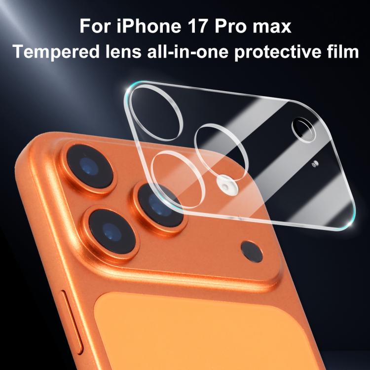 XDcase Transparent Integrated Tempered Glass Camera Film, For iPhone 17 Pro Max, For iPhone 17 Pro, For iPhone 17, For iPhone Air, For iPhone 16 Pro / 16 Pro Max, For iPhone 16 / 16 Plus, For iPhone 15 Pro / 15 Pro Max, For iPhone 15 / 15 Plus...