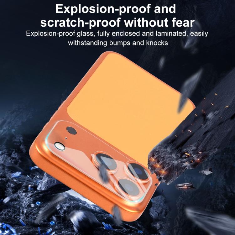 XDcase Transparent Integrated Tempered Glass Camera Film, For iPhone 17 Pro Max, For iPhone 17 Pro, For iPhone 17, For iPhone Air, For iPhone 16 Pro / 16 Pro Max, For iPhone 16 / 16 Plus, For iPhone 15 Pro / 15 Pro Max, For iPhone 15 / 15 Plus...