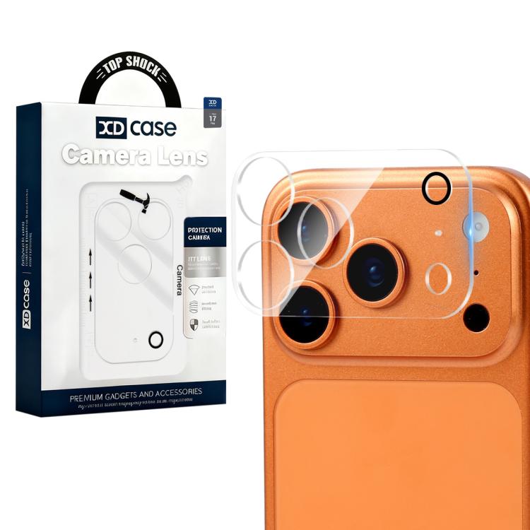 XDcase Transparent Integrated Tempered Glass Camera Film, For iPhone 17 Pro Max, For iPhone 17 Pro, For iPhone 17, For iPhone Air, For iPhone 16 Pro / 16 Pro Max, For iPhone 16 / 16 Plus, For iPhone 15 Pro / 15 Pro Max, For iPhone 15 / 15 Plus...