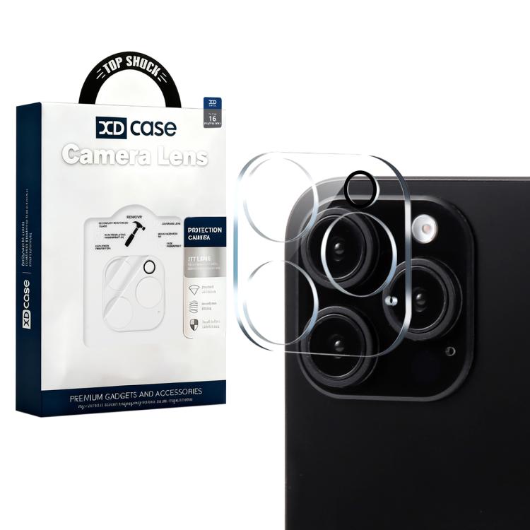 XDcase Transparent Integrated Tempered Glass Camera Film, For iPhone 17 Pro Max, For iPhone 17 Pro, For iPhone 17, For iPhone Air, For iPhone 16 Pro / 16 Pro Max, For iPhone 16 / 16 Plus, For iPhone 15 Pro / 15 Pro Max, For iPhone 15 / 15 Plus...