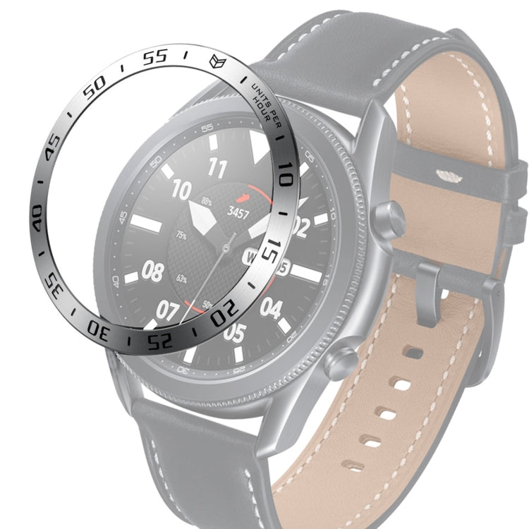 Smart Watch Steel Bezel Ring, A Version, For Samsung Galaxy Watch 3 41mm, For Samsung Galaxy Watch 3 45mm