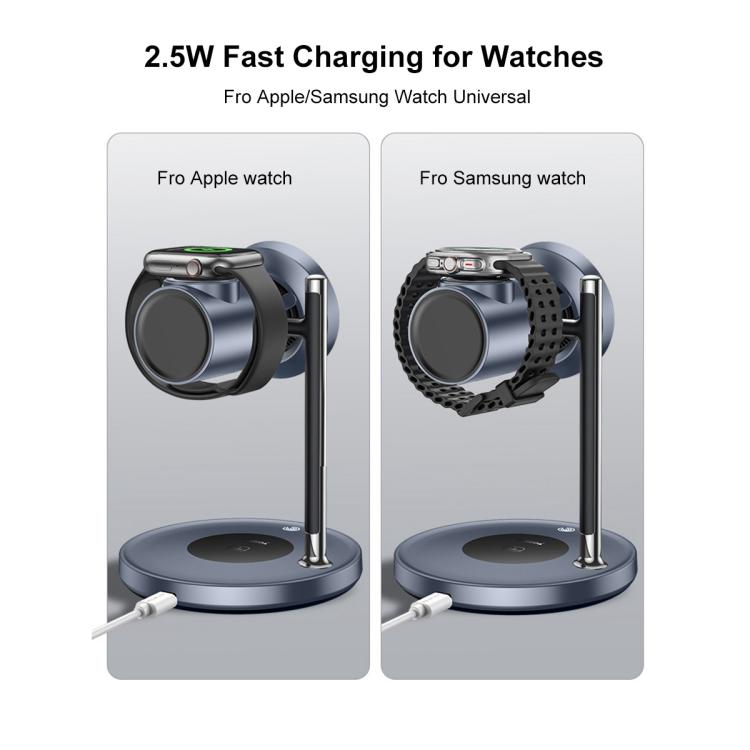 Yesido DS40 Qi2.2 3-in-1 Magnet Wireless Charging Station, DS40