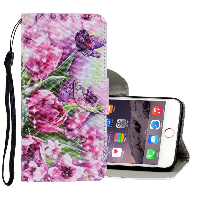 Coloured Drawing Pattern Horizontal Flip PU Leather Case with Holder & Card Slots & Wallet & Lanyard, For iPhone 6 & 6s