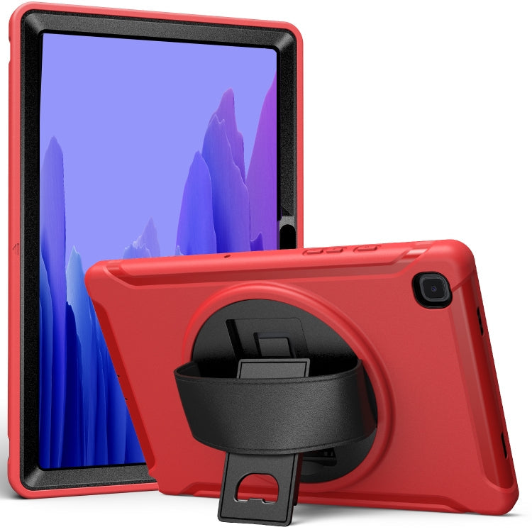 360 Degree Rotation PC + TPU Protective Case with Holder & Hand Strap, For Samsung Galaxy Tab A7 10.4 (2020)