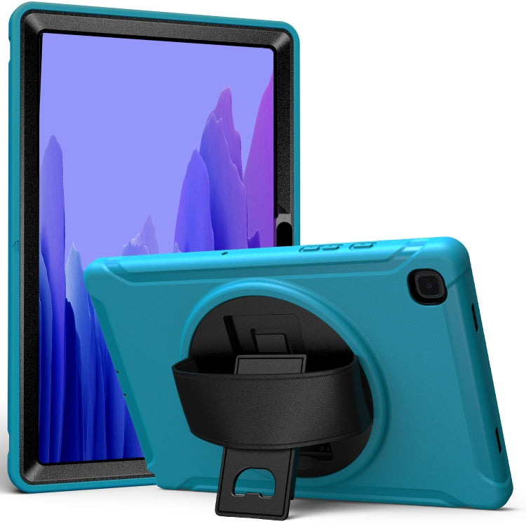360 Degree Rotation PC + TPU Protective Case with Holder & Hand Strap, For Samsung Galaxy Tab A7 10.4 (2020)